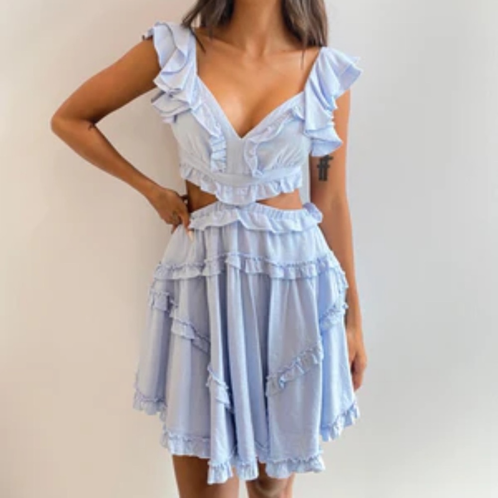 EDITE MODE blue dress